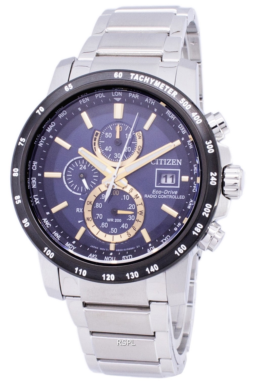 Citizen Eco-Drive Radio Controlled Chronograph AT8124-83M Men's Watch ...