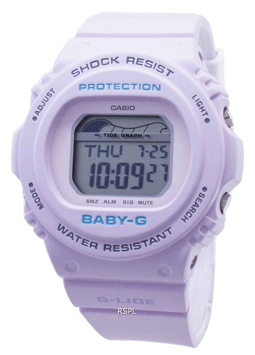 casio womens waterproof watches with tide graph