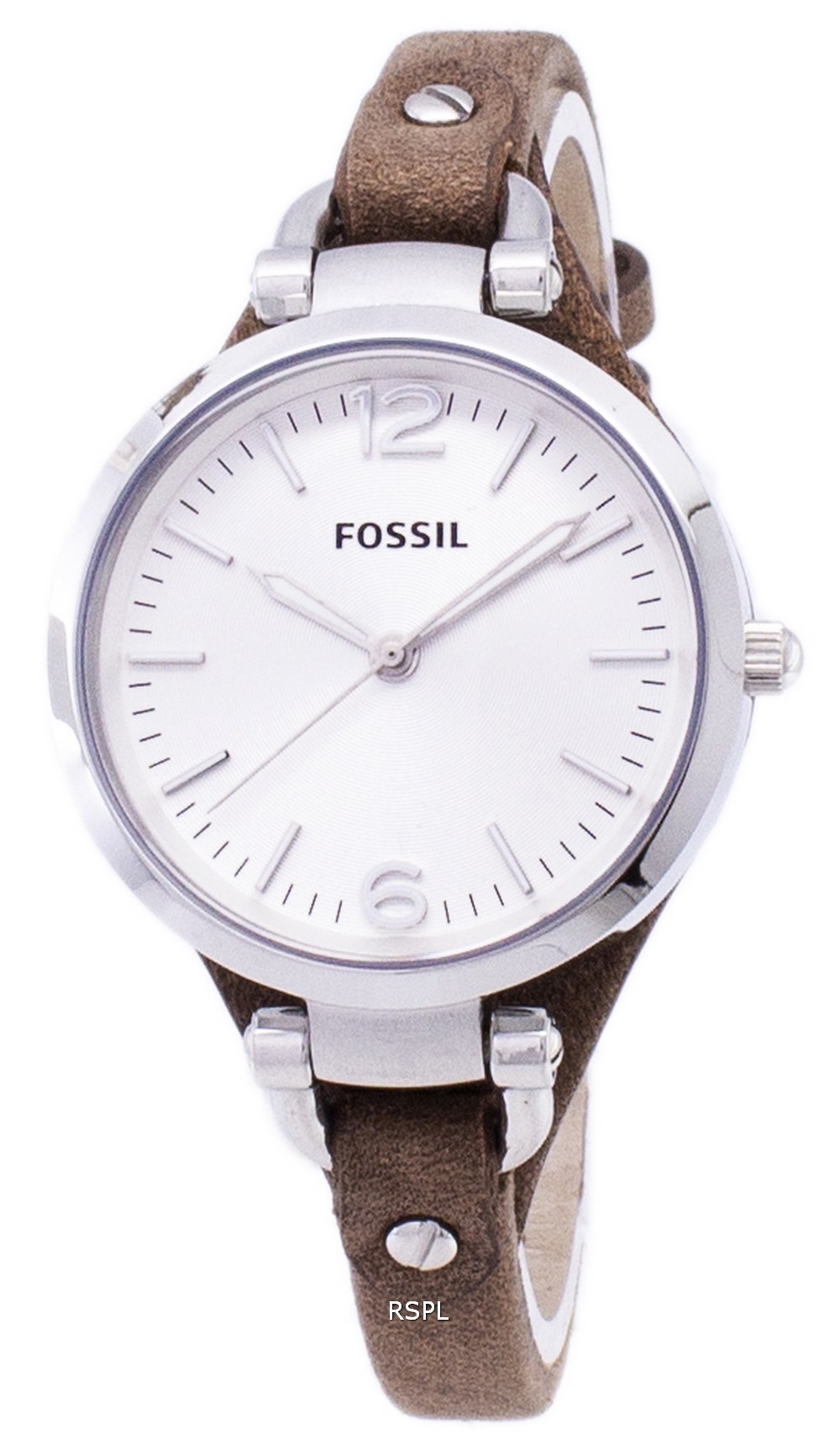 Fossil Georgia Silver Dial ES3060 Women's Watch | eBay