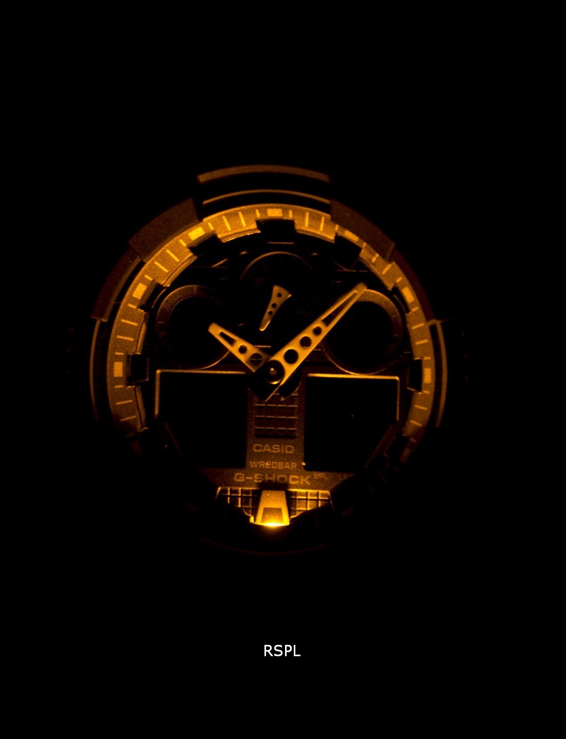 g shock ga 100 light