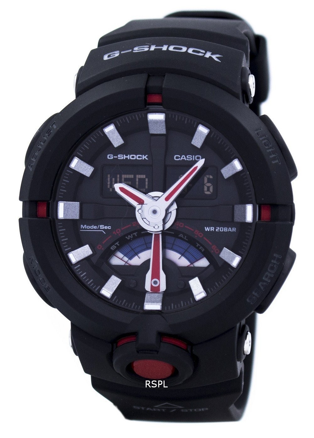 casio black and gold vintage watch