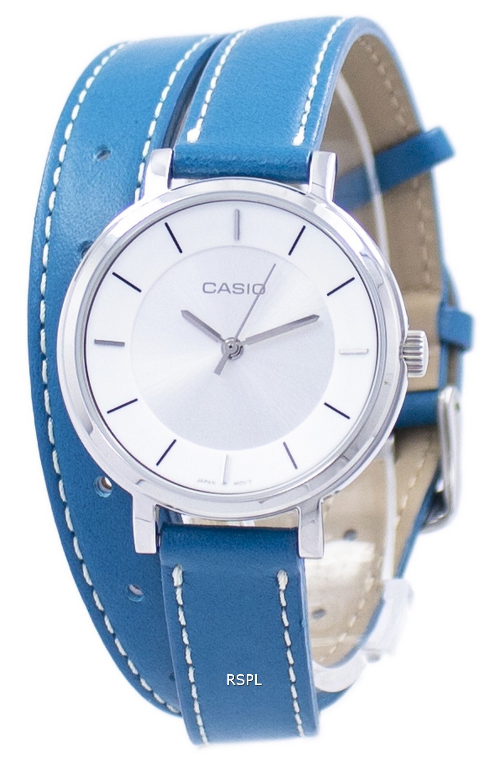 casio women's blue watch
