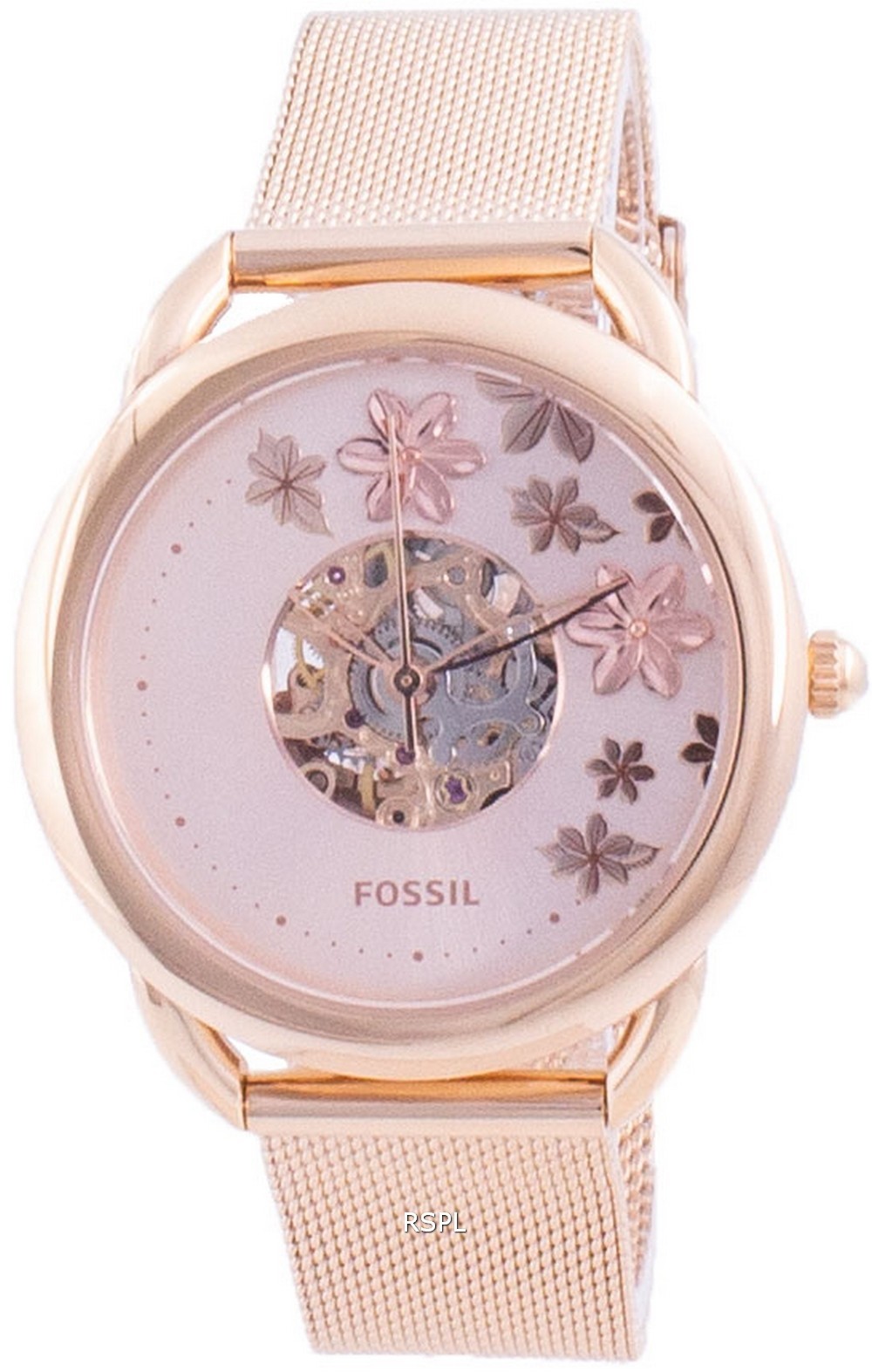 Fossil Tailor Skeleton Dial Automatic ME3187 Women's Watch | eBay