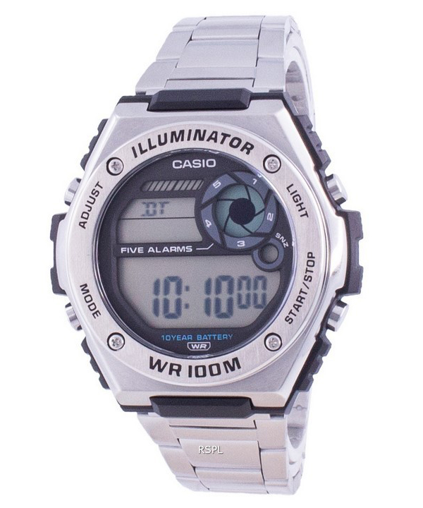 Casio Youth Dual Time MWD-100HD-1A MWD100HD-1 100M Men's Watch | eBay
