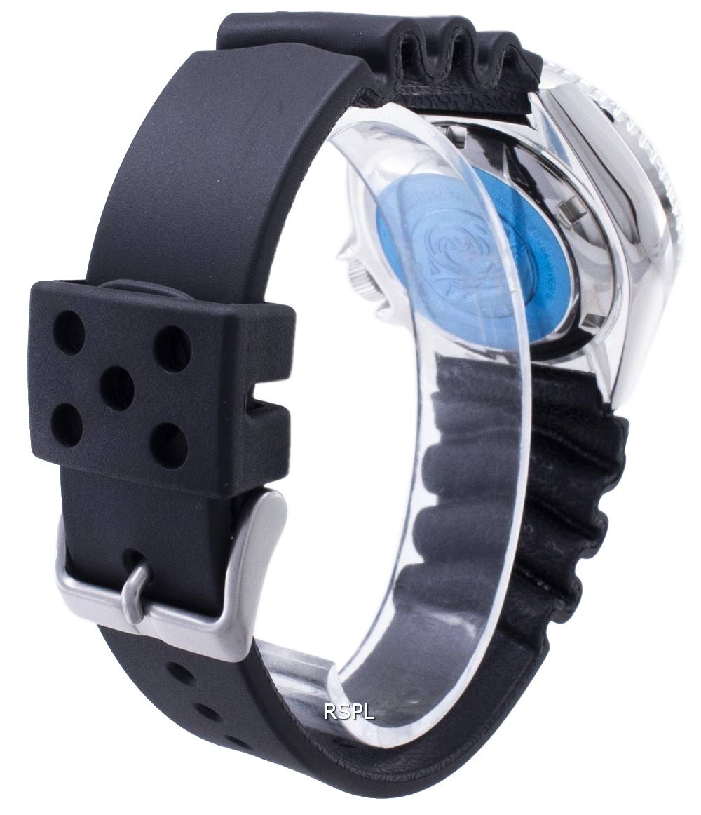 seiko automatic diver skx007 skx007k1 skx007k rubber band men's watch