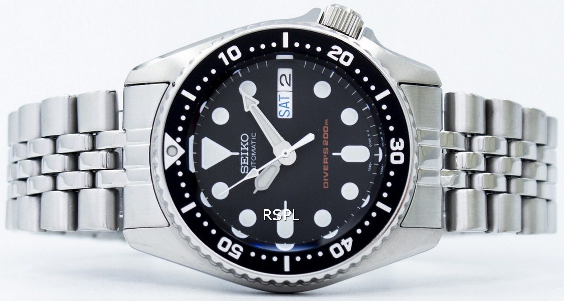 seiko automatic scuba divers 21 jewels 200m skx013k2 men's watch