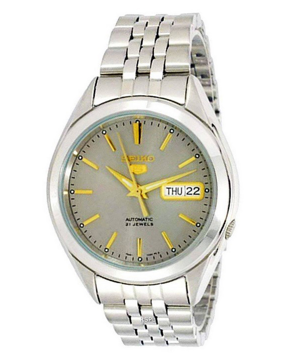 Seiko 5 Automatic 21 Jewels SNKL19 SNKL19K1 SNKL19K Men's Watch | eBay
