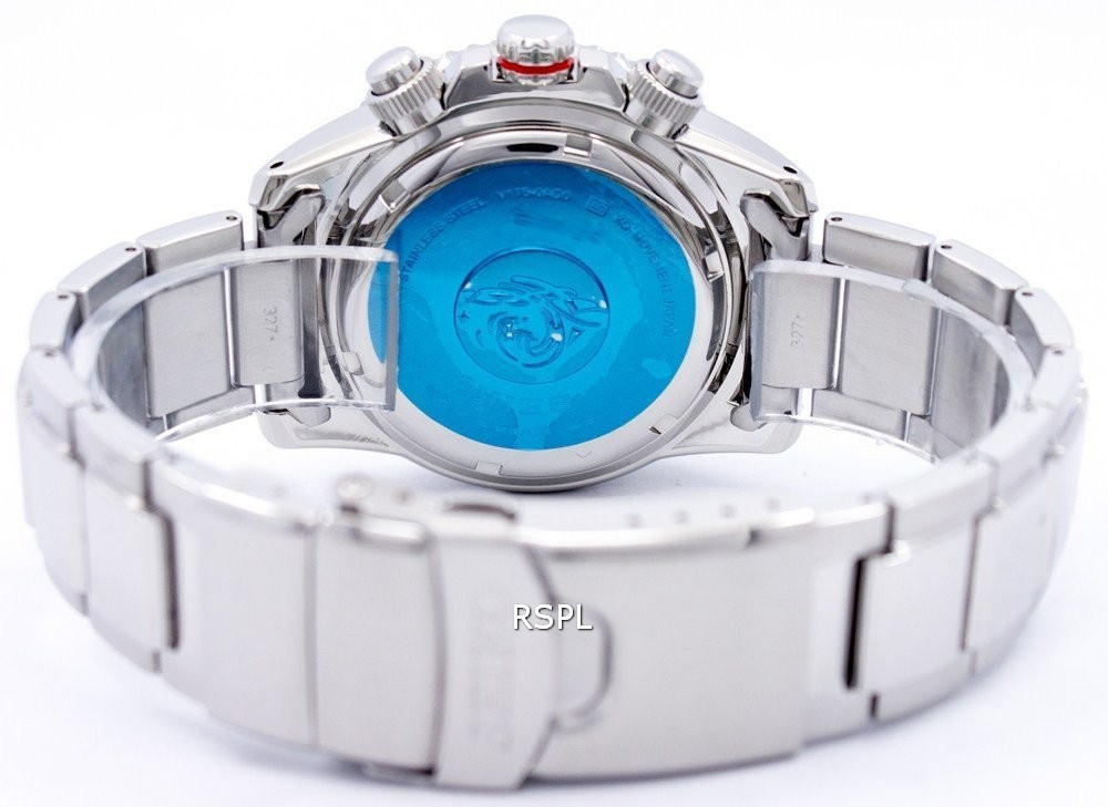 seiko men's ssc019 solar diver chronograph watch