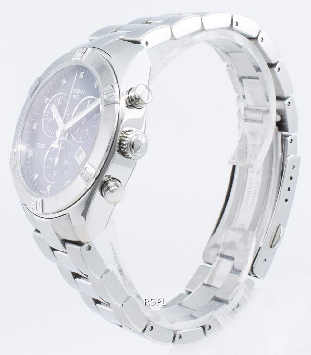 Tissot T-Classic T101.917.11.046.00 T1019171104600 Chronograph Women's ...
