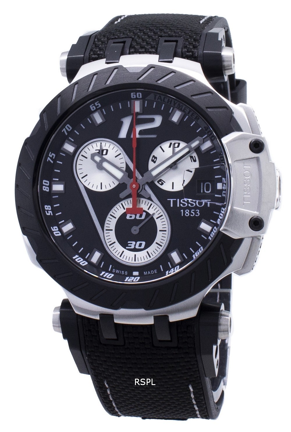 Tissot T Race Motogp Limited Edition Uhr Jorge Lorenzo 2019 Herren Chronograph 43mm Schwarz T115 417