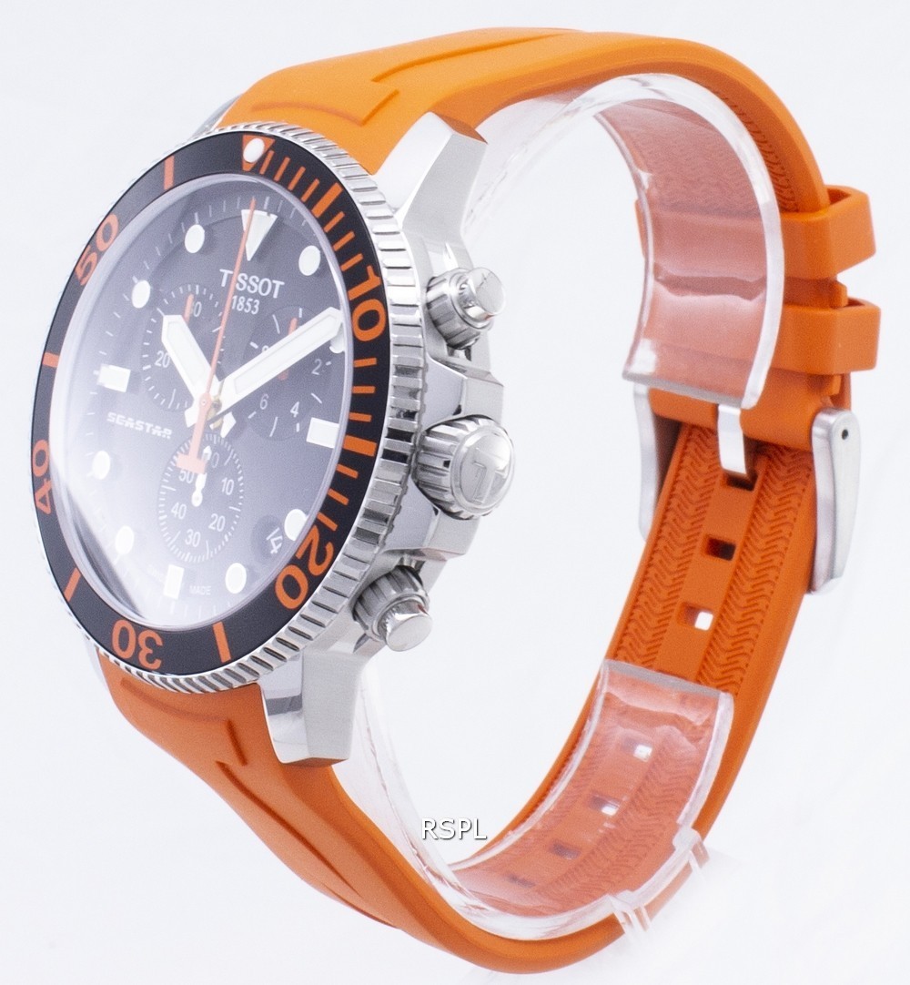 tissot seastar 1000 automatic orange