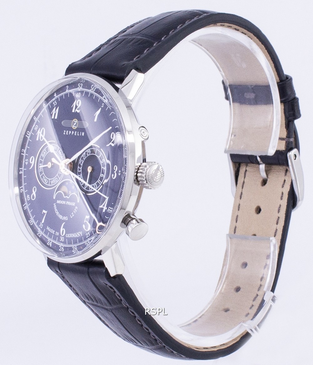 MONTRE POUR HOMME Zeppelin Series Lz 129 Hindenburg En Fabriqué Au 7036
